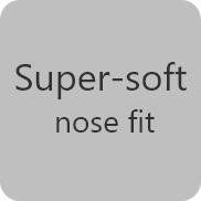 Super-soft nose fit