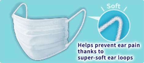 Helps prevent ear pain thanks to super-soft ear loops