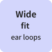 Wide fit  ear loops