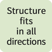 Structure fits in all directions